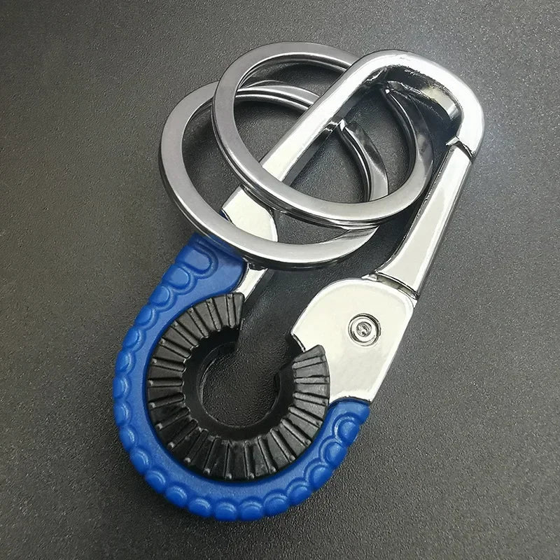 Keychain Buckle for Men Stainless Steel Outdoor Key Ring